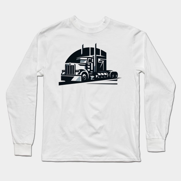 Peterbilt 379 Long Sleeve T-Shirt by TaevasDesign